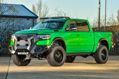 American Bespoke Pickup by David Boatwright UK Ramtrucks Dodge Ram Green