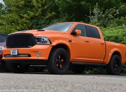 CUSTOM DODGE RAM IGNITION ORANGE