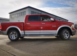 Ram Laramie Red over Silver