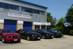 Mustangs Outside David Boatwright Partnership