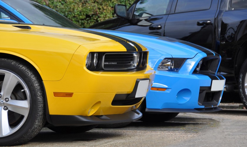 Challenger SRT8 and Mustang Shelby