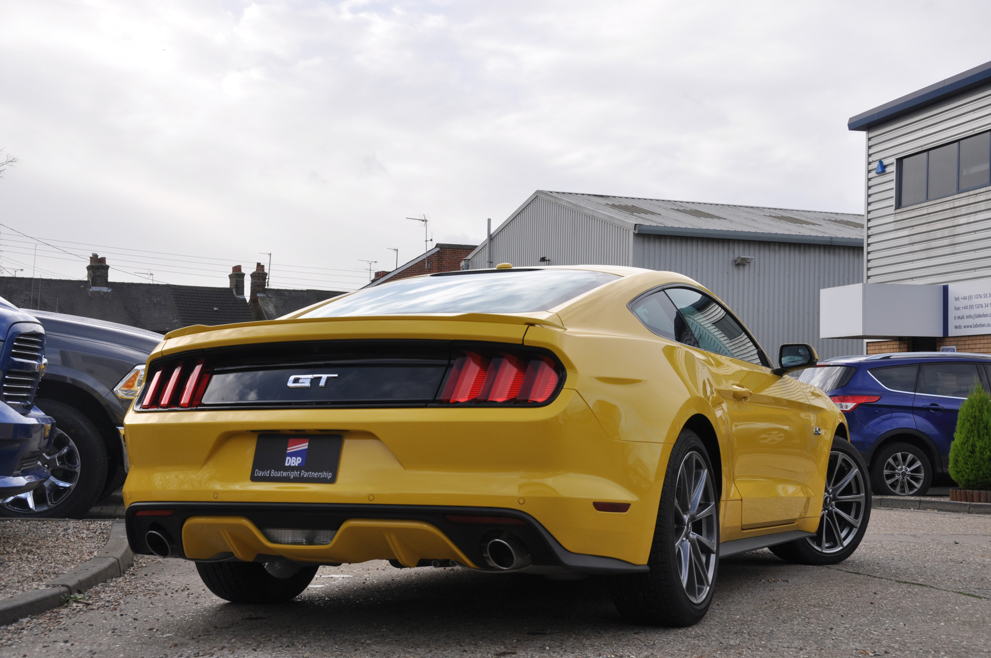 New Mustang GT Triple Yellow