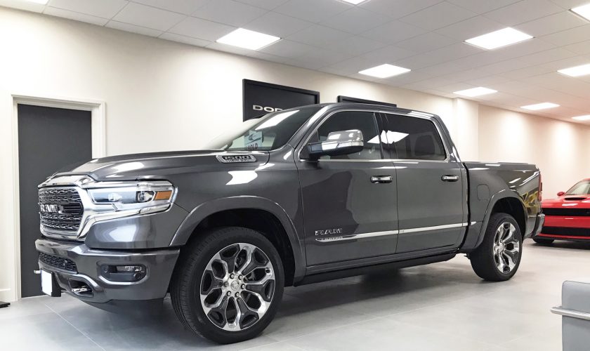 Beautiful new Ram Limited Crew in Granite Crystal Metallic