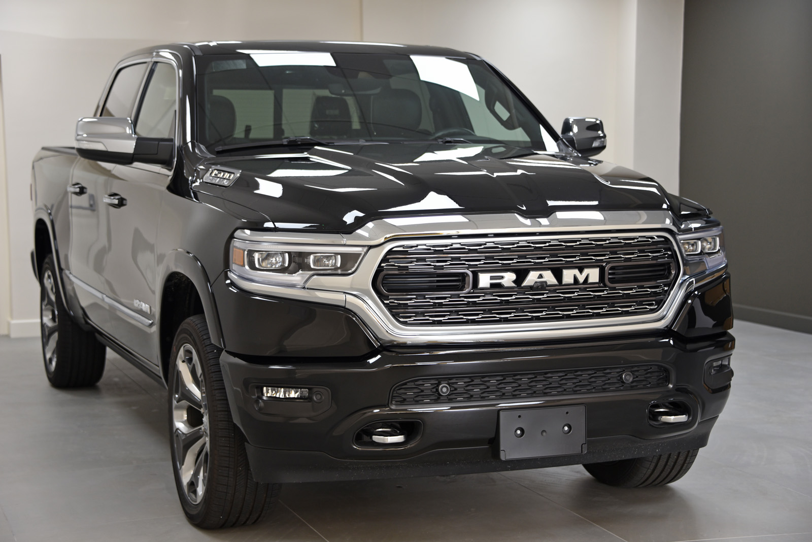 New 2019 RAM Limited in the showroom of David Boatwright