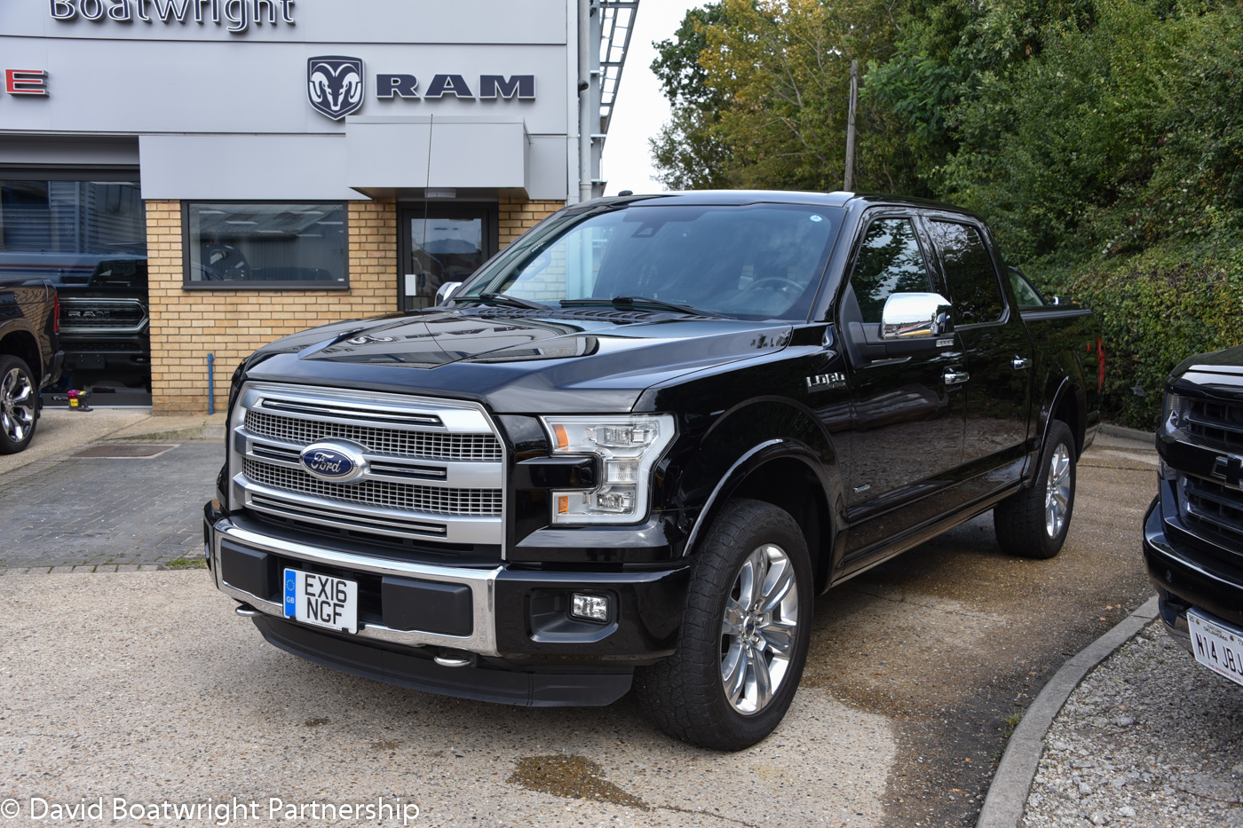 Black F150 Platinum 4x4 Supercrew with Prins LPG