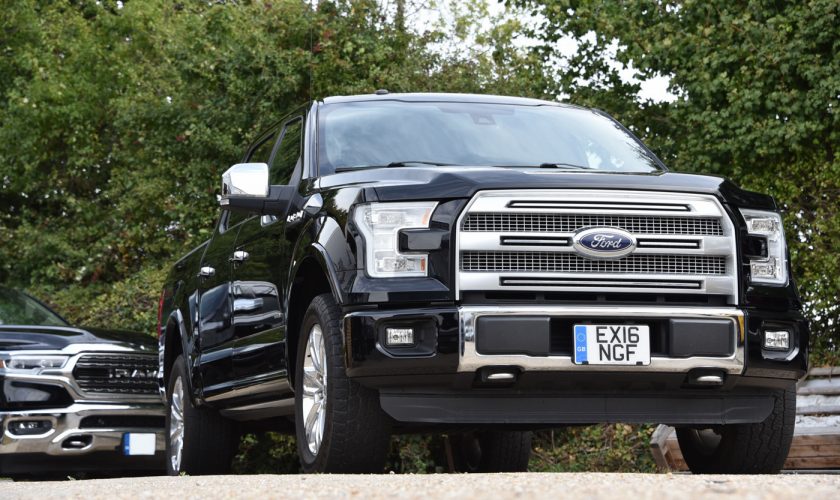 Black F150 Platinum 4x4 Supercrew with Prins LPG