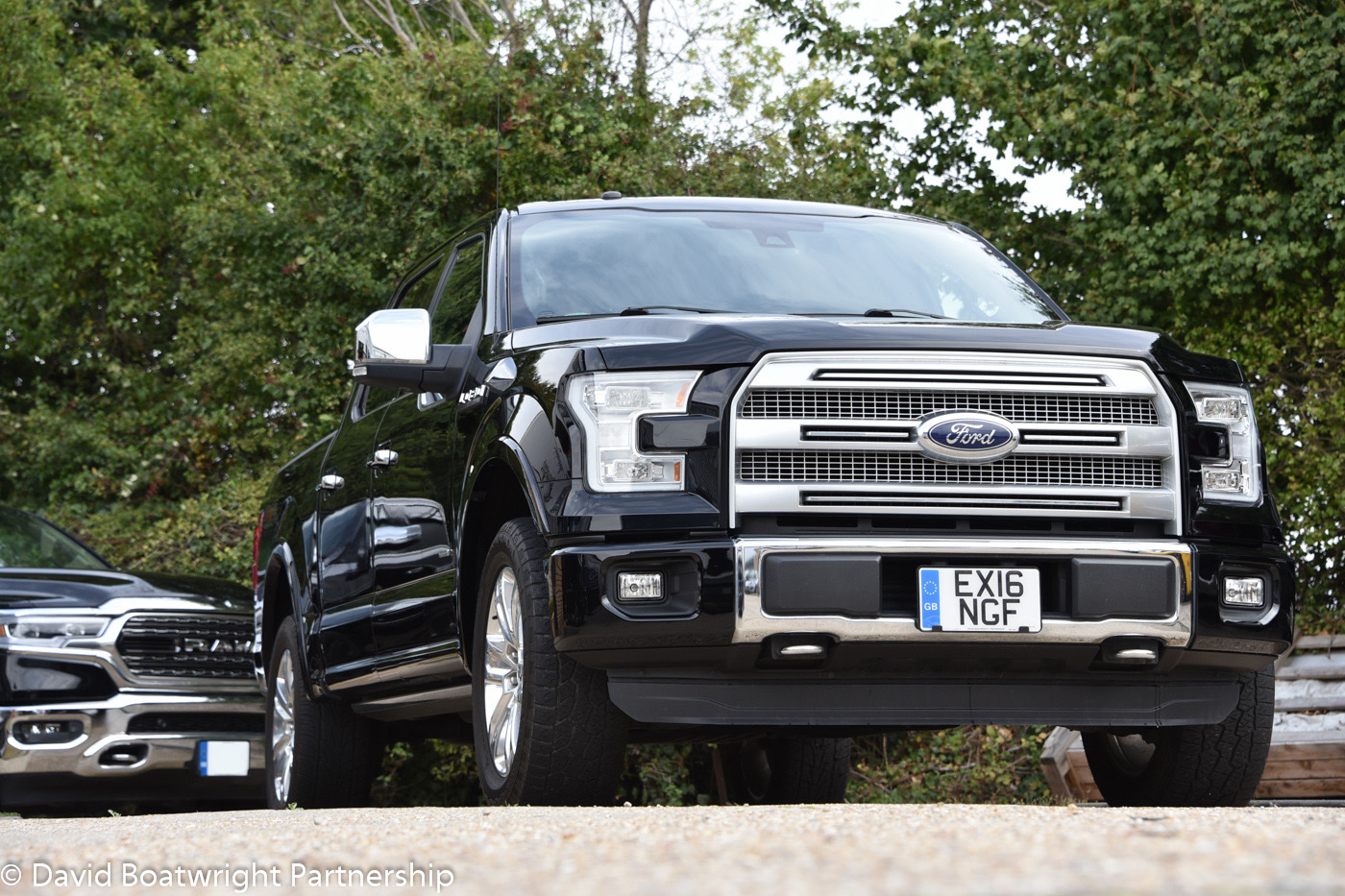 Black F150 Platinum 4x4 Supercrew with Prins LPG