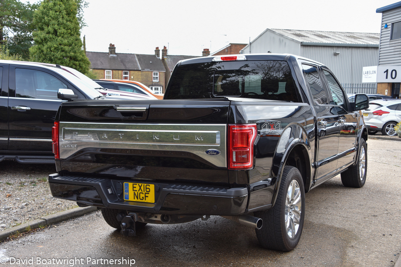 Black F150 Platinum 4x4 Supercrew with Prins LPG