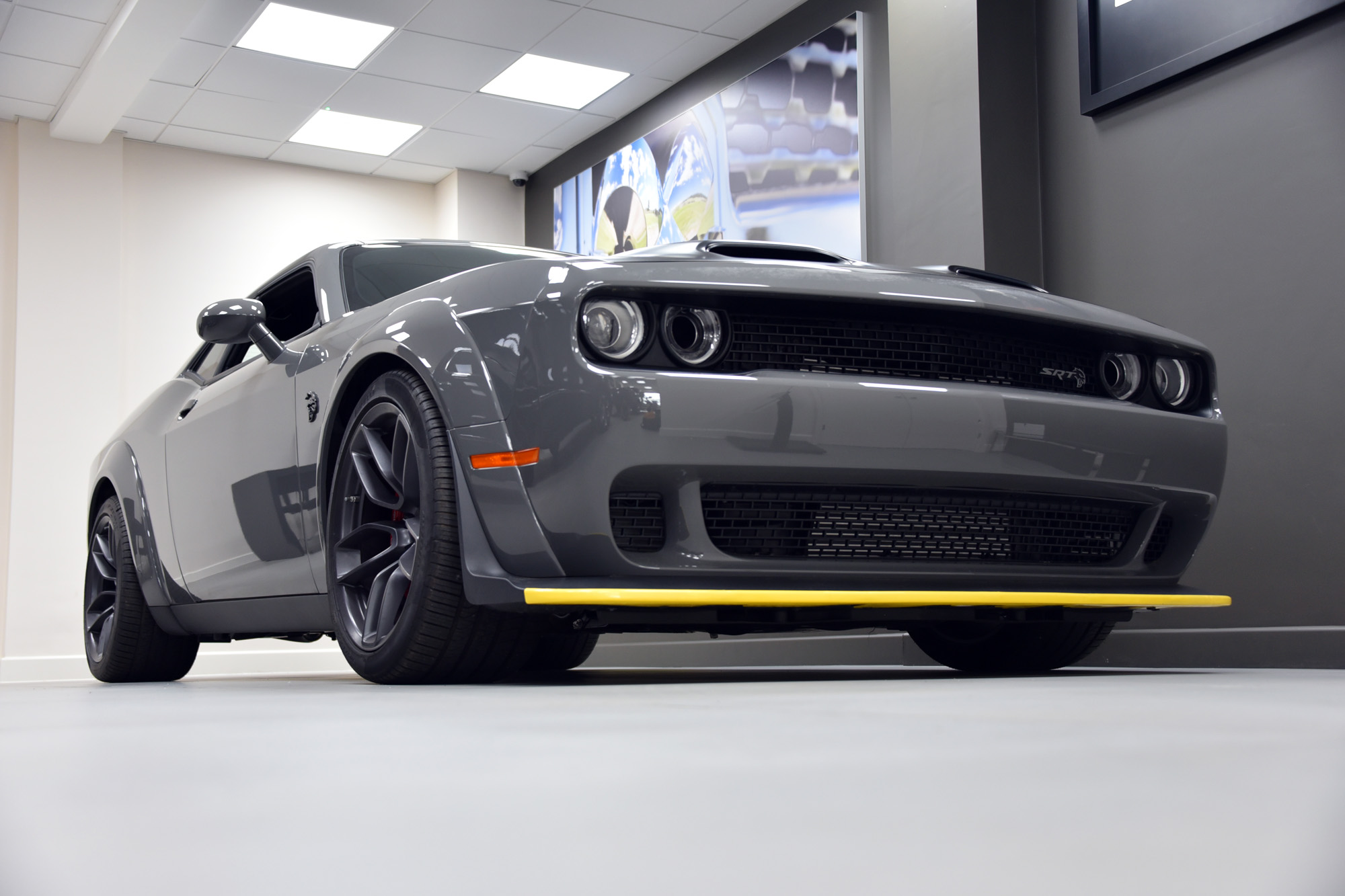 Beautiful new Dodge Challenger Hellcat Redeye Widebody in Destroyer Grey available in the UK. Official dealers for Dodge and Ram in the UK.