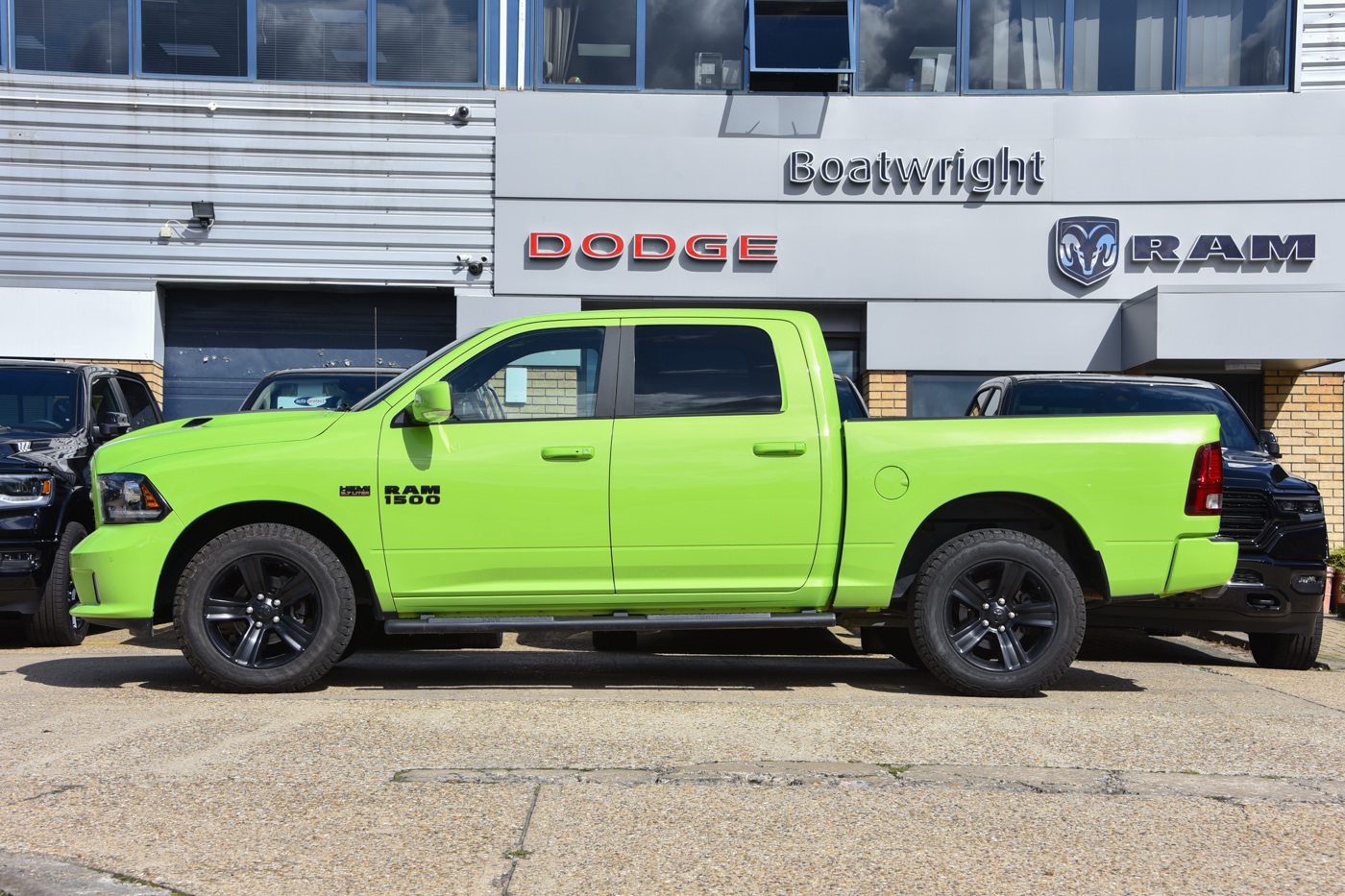 Sublime Green Dodge Ram Sport 4x4 for sale. 2017