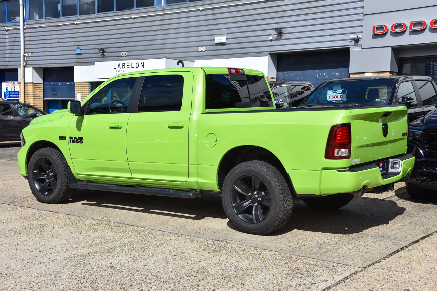 Sublime Green Dodge Ram Sport 4x4 for sale. 2017