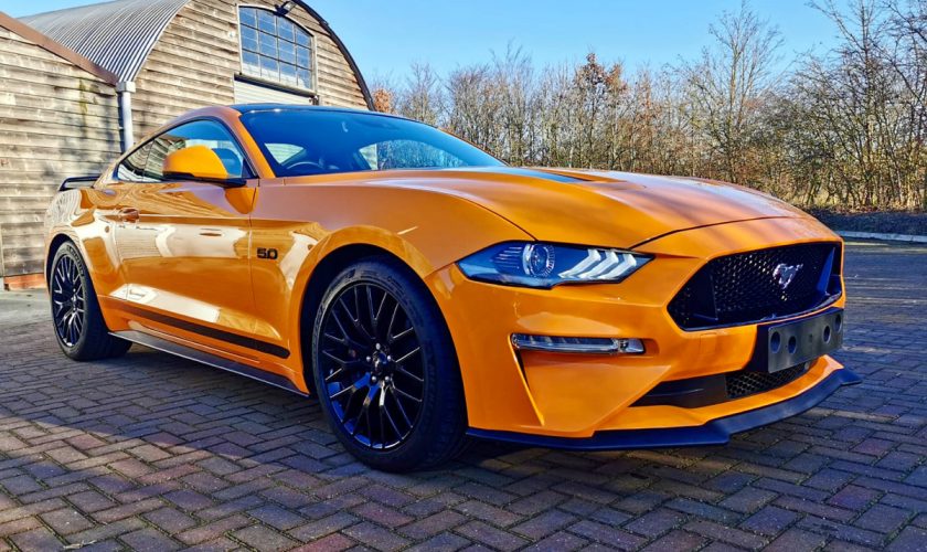 Mustang GT V8 Orange Fury 2018