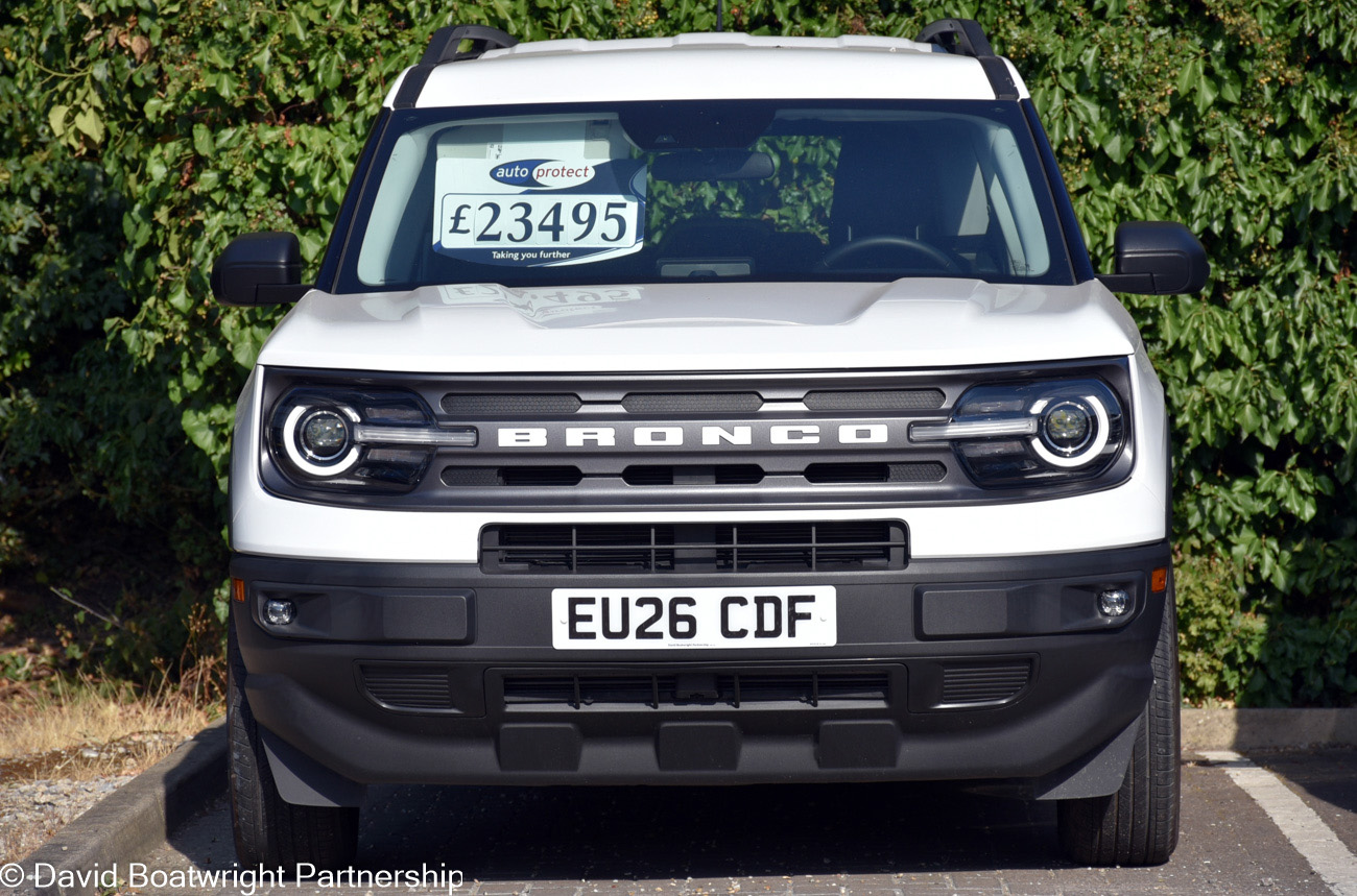 26 Reg Ford Bronco Sport