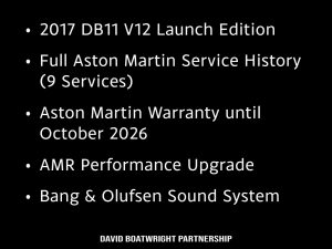 Aston Martin DB11 Launch Edition V12