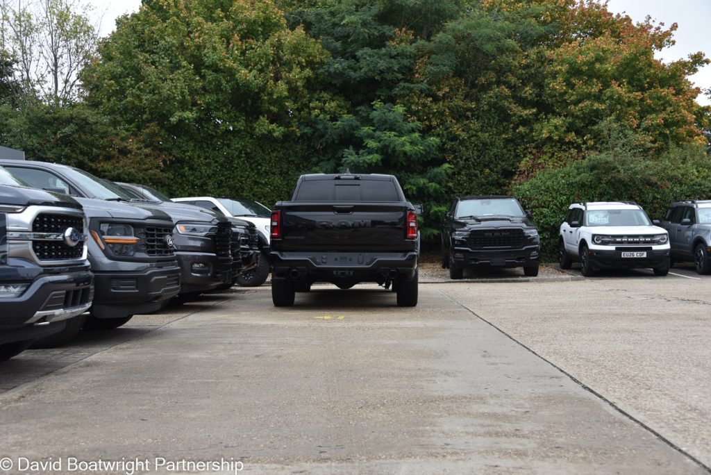 American Pickups outside Boatwrights 2026
