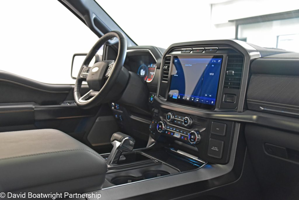 New Ford F-150 Platinum interior dash