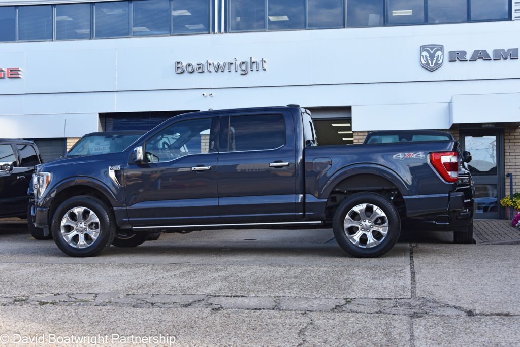 New Ford F-150 Platinum left side