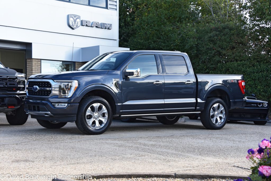New Ford F-150 Platinum side left