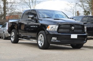 2012 dodge ram crew sport black